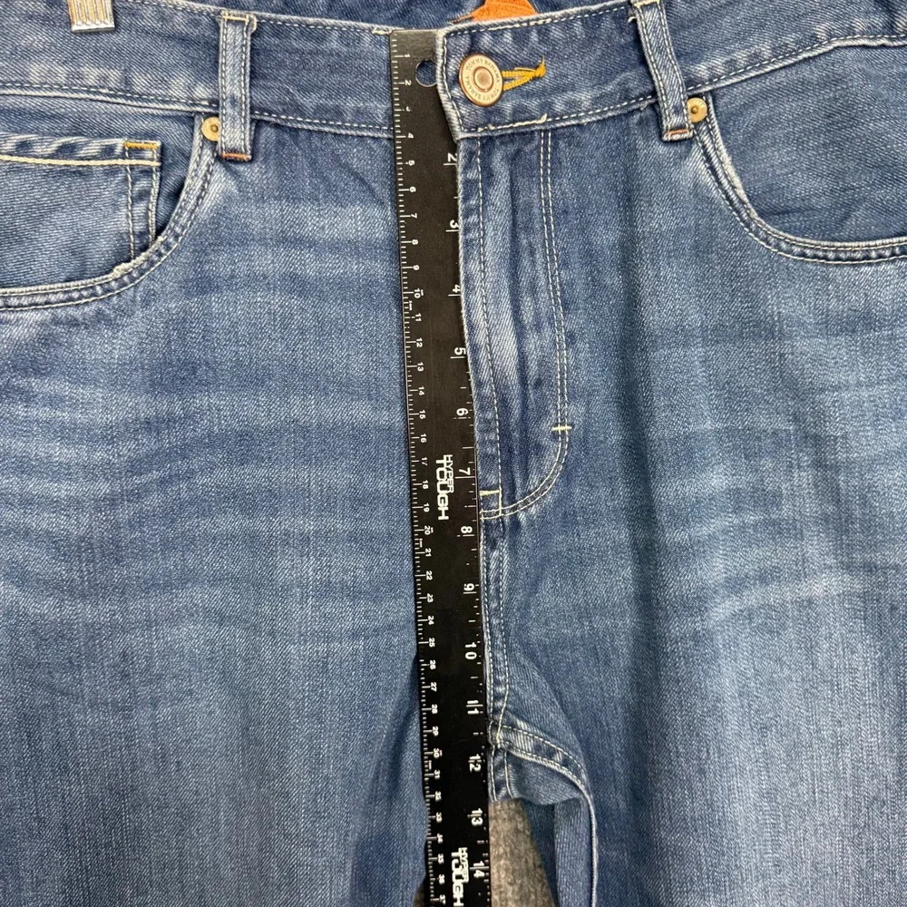 Tommy‎ Bahama Jeans Mens 36x30 Blue Standard Fit Medium Wash Cotton Tencel Blend